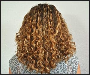Moisturized Curly Hair