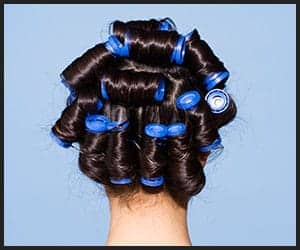 Hair Styling With Hot Rollers